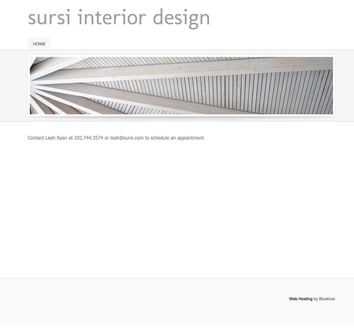 Sursi Interior Design work sample